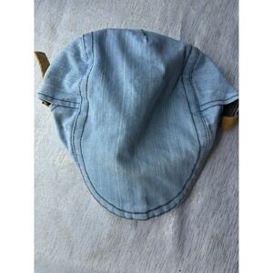 Y2K KB Ethos blue denim newsboy or Gatsby-style cap